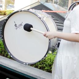 Baqueta de feltro de lã preta com alça de bordo alta qualidade acessórios de percussão baixo tambor mallet peças de instrumento musical de madeira - Image 6