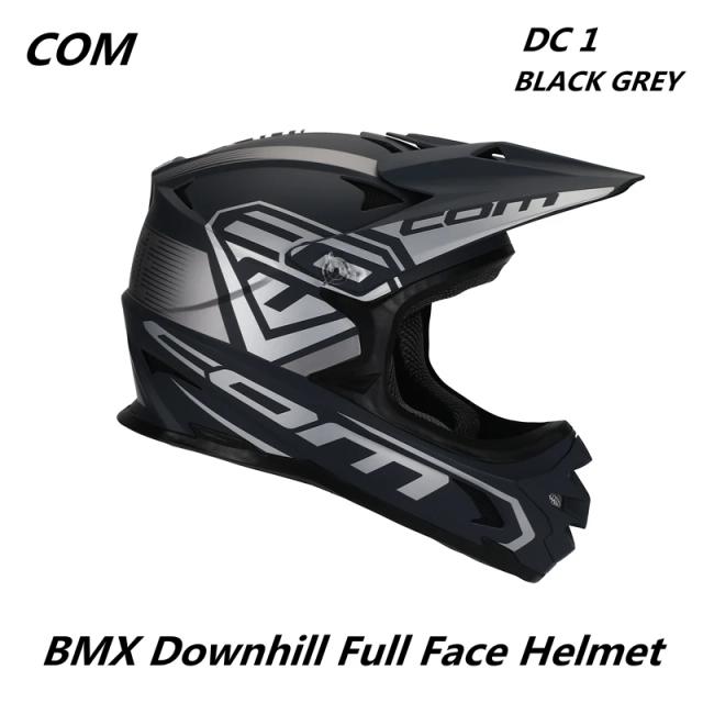 Capacete de Mountain Bike DC1 Ajustável para Corrida, Downhill e BMX com Viseira Removível e Lavável