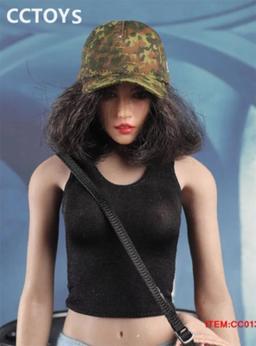 Cc013 1/6 escala figura feminina cenas acessório artesanal pano lazer esportes boné boné de beisebol chapéu modelo para 12 figure figure figura ação - Image 6