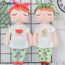 Metoo Fruit Angela Doll para meninas, brinquedos de pelúcia, melancia, fresco, fofo, kawaii, presente infantil, novo - Image 6