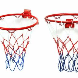 Cesta de basquete de 32cm para parede, cesto suspenso com aro de metal, com parafusos, para esportes ao ar livre e ambientes internos - Image 6