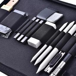 Kit de lápis profissional 32 com desenhos, lápis carvão para desenho, arte, artesanato, pintura, esboço, artístico, lápis de desenho - Image 2