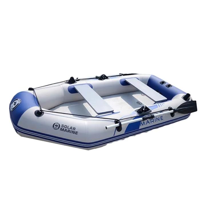 Solarmarine B230-3 barcos infláveis de pvc 2.3m 3 pessoas 0.7mm pesca caiaque canoa piso de ar com acessórios esportes aquáticos - Image 1