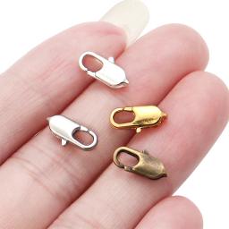 30 pçs/lote giratória fecho lagosta ganchos fim fechos conectores para fazer jóias diy colar pulseira descobertas artesanato - Image 1
