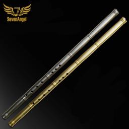 Short Xiao Não Dizi Bambu Comum Padrão De Metal Flauta, Sopros Profesional Fluta Instrumentos Musicais, Latão - Image 2