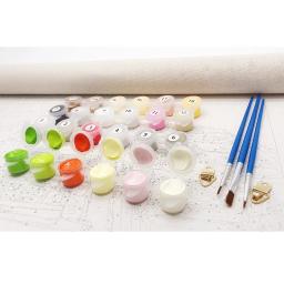 Kits de pintura de lona para Home Decor, Artesanato à beira-mar, DIY Art, Acrílico Picture, Pedra, Montanha, Moderno, Pintura - Image 4