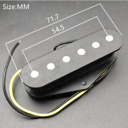 Pickups de guitarra elétrica cerâmica, Single Coil Tele, Pescoço e ponte Pickup, Peças e acessórios para guitarra elétrica - Image 5