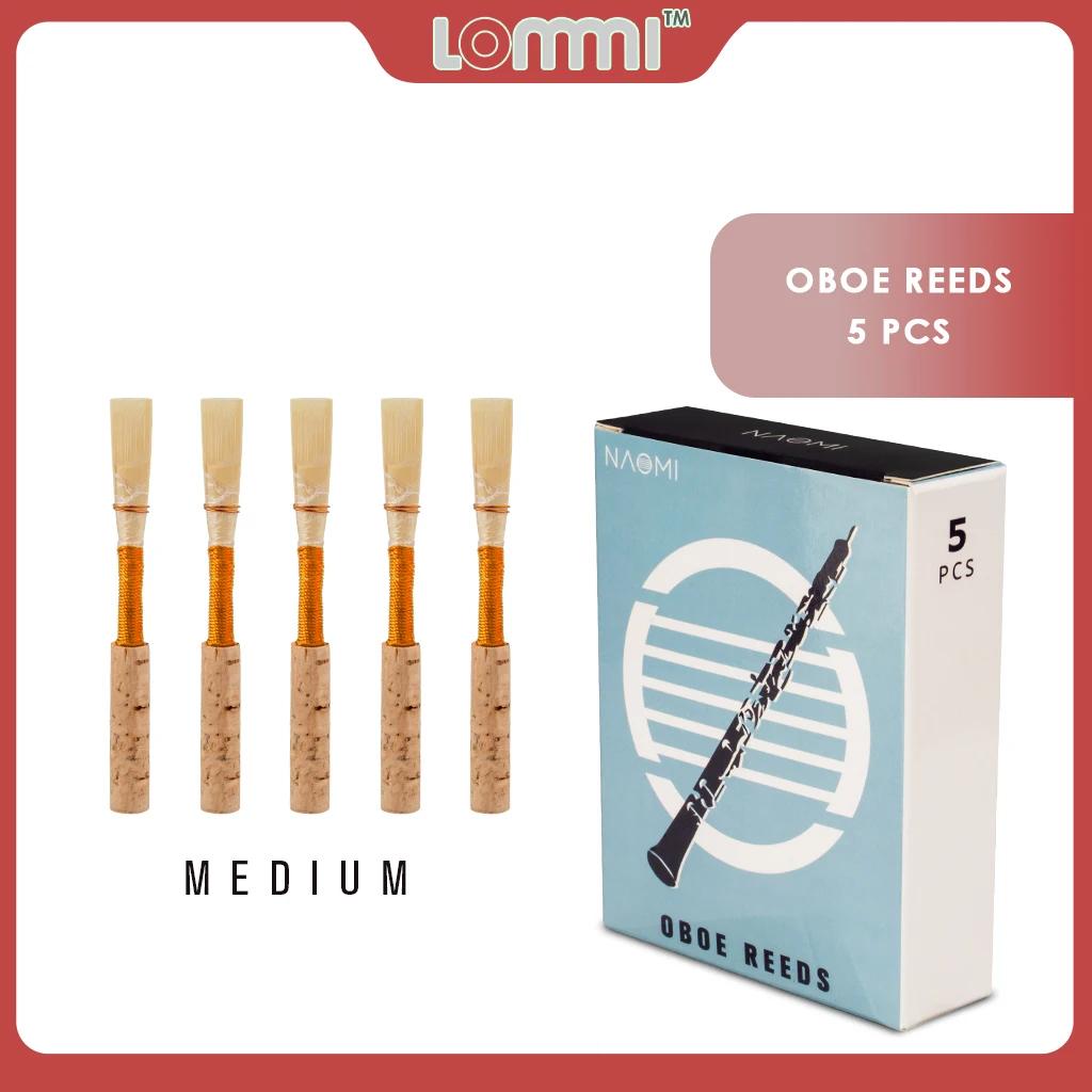 Lommi 5 pçs oboé juncos feitos à mão bulrush cortiça base de força média woodwind peças acessórios pacote individual com tubo - Image 1