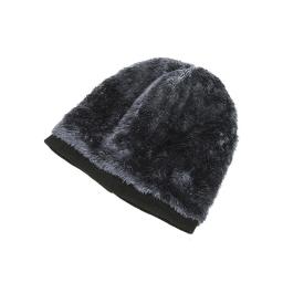 Gorros bordados com letra grossa para mulheres e homens, boné de malha, gorro feminino, forrado a lã, capota quente, casual, outono, inverno - Image 2