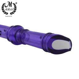 M mbat removível flauta abs agudos clarinete soprano gravador de madeira instrumento musical arco-íris sete cores com haste de limpeza - Image 2