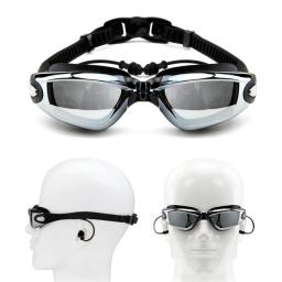 Óculos de natação anti-nevoeiro HD para adultos, proteção UV, esporte aquático, homens e mulheres, óculos de mergulho com clipe de nariz - Image 4