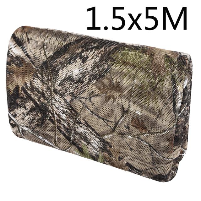 Rede de Camuflagem Biônica 1.5m para Caça e Observação de Aves - Ideal para Acampamento e Pátio