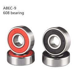 Abec9 rolamento para skate, skate e patinete, embutido para patins, skate 608, rolamento para skate, 8 peças - Image 1