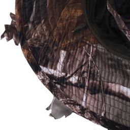 Camuflagem caça chapéu com bionic 3d real folha de árvore caça boné chapéu de pesca para ao ar livre - Image 6