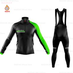 Raudax-conjunto de ciclismo jersey e bib, jersey e velo jersey, para o inverno, triathlon, mtb, 2024 - Image 3