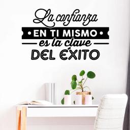 Frase Art Vinyl Adesivos de Parede, Mural Decalque Da Parede, Fit Para Sala De Escritório, Estudo, Quarto, Decoração de Casa, DS44 - Image 3