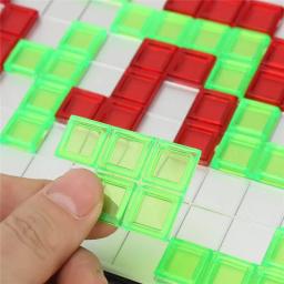 Quebra-cabeça intelectual blokus jogo de tabuleiro versão em inglês jogos de festa para crianças brinquedo crianças tos jogo de família 2 jogadores/4 jogadores conjunto - Image 5