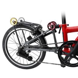 Litepro barra de extensão de roda, barra telescópica para bicicleta dobrável e racks traseiros brompton - Image 6