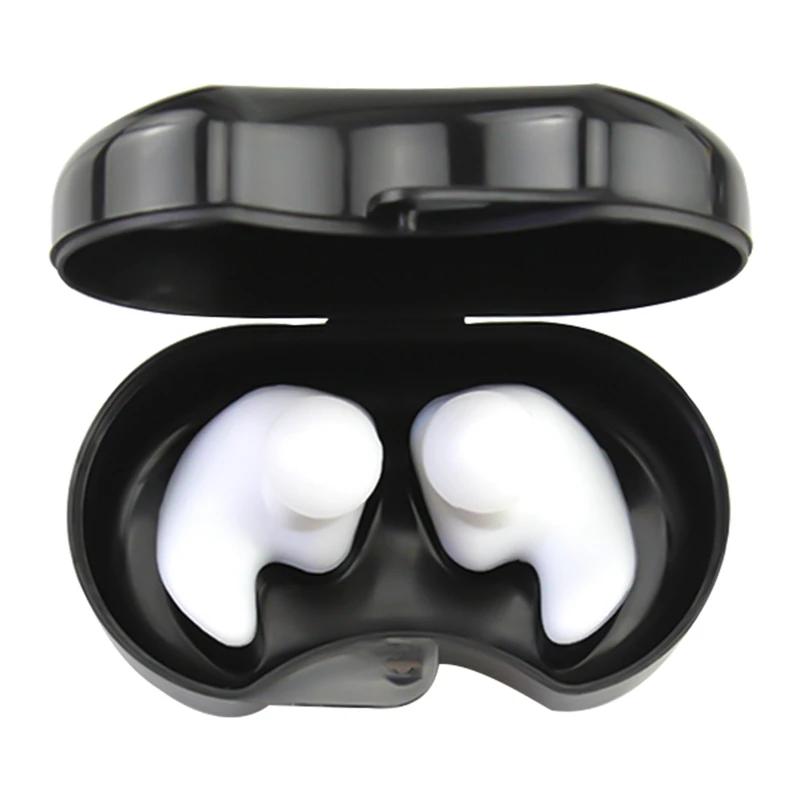 Protetor de ouvido de silicone para natação, plugue de ouvido à prova d'água para crianças e adultos, 1 par - Image 1