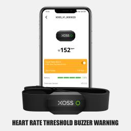 Xoss cinta no peito sensor de freqüência cardíaca bicicleta formiga monitor bluetooth + saúde sem fio inteligente sensor - Image 4