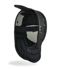 HEMA Esgrima Master Mask com forro destacável, Full Black Esgrima Engrenagens, Equipamentos e Produtos, 350NW - Image 2