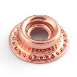 Botões de pressão rosa dourado, botões de pressão com mola, rebite de metal, botões com fecho de couro, fixadores para costura - Image 5