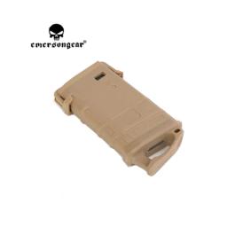 Caça tática m4 revista airsoft mapa estilo mid-cap 30-70rd clipe bk/de - Image 3