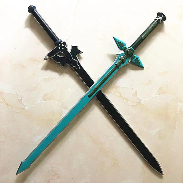 Espada de Plutônio PU 80cm - Arte Online Asuna Kirito Elucidator/Dark Repulser - Cosplay de Ação