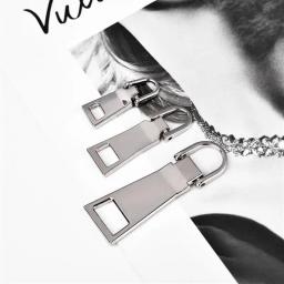 1pc 8 #5 #3 # puxadores de zíper de metal destacável para zíper sliders cabeça zíperes reparação para mochila casaco guia diy costura acessórios - Image 5