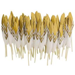 Penas naturais de pato tingido para artesanato, penas de decoração diy para fazer joias, cães de sonhos pruas 10-15cm - Image 1