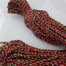 Fios coloridos de algodão de seda para joias, tibetano étnico, Nepal, descobertas tibetanas, pingentes Strand Knots, BD185 - Image 5