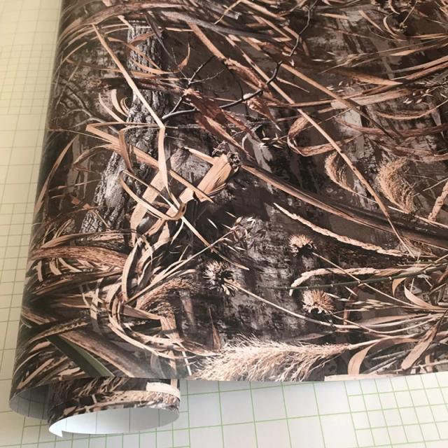Película de Vinil Realtree Camo para Embalagem de Arma e Carro, Disponível em 10 a 50x152cm, Adesivo Antibolhas com Liberação de Ar