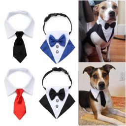 Gravata ajustável do cão do algodão, laço formal do grooming do gato, terno confortável do cão, laço do smoking, acessórios do animal de estimação, bonito, venda quente - Image 1