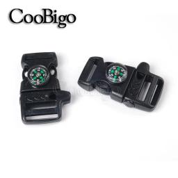 Apito de sobrevivência a emergências, fivela com bússola para acampamento ao ar livre, pulseira de paraquedas, mochila, alça, acessórios para bolsa com 10 peças - Image 6