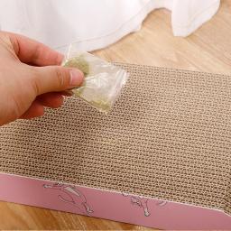 Almofada de papel arranhadora para gatos, colchão com papelão ondulado para arranhar e raspar as unhas do gato, suprimentos para animais de estimação - Image 5
