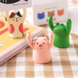 Bonito animal cartão de visita titular memorando nota stands resina photo clip para escritório casa decoração escolas suprimentos mesa - Image 3