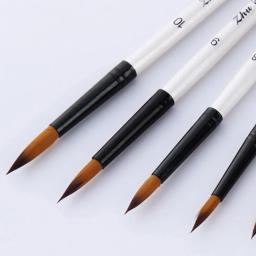 Artista Pincéis de Pintura para Aquarela Acrílica Pintura A Óleo, Art Craft Kit, 12Pcs por Conjunto - Image 4