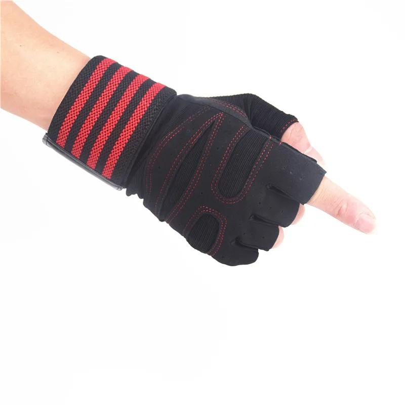 Luvas de levantamento de peso com apoio para o pulso, ideal para exercícios pesados, construção corporal, academia e treino - Image 1