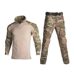 Uniforme militar das forças especiais com equipamento de proteção, terno tático, calças de camuflagem, jaqueta, pistola de ar, caça - Image 1