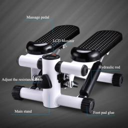 Mini esteira com pedal deslizante, escada hidráulica silenciosa, treino de escaladores, ginásio em casa, equipamentos de fitness, resistência ajustável - Image 2