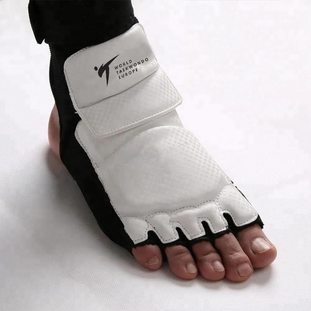 WT-Taekwondo PU couro pé guarda meia para adultos e crianças, Sparring Karate tornozelo protetor, equipamento de boxe, artes marciais meia, novo - Image 1