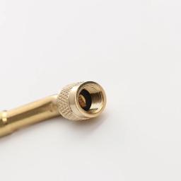 1/2 pçs 45/90/135 graus ângulo de bronze extensão da válvula do pneumático ar haste adaptador caminhão carro motocicleta alta qualidade ciclismo acessórios - Image 2