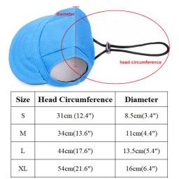 Chapéu de proteção solar ajustável de beisebol, sunbonnet viseira, roupa para cachorro, cão pequeno, pet, gato, esporte ao ar livre - Image 6
