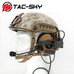 Tac sky comtac tático fone de ouvido comtac ii capacete montagem redução de ruído captador tiro fone de ouvido adaptador walkie-talkie fone de ouvido - Image 5