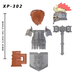 Armas de brinquedo para crianças kt1040, venda única de cavaleiros medieval anim, capacete de ferro, armadura, acessórios, bloco de construção - Image 2