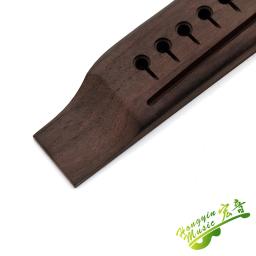 Ponte De Madeira Guitarra Acústica, Peças De Reposição, Acessórios De Jacarandá Indonésio, Alta Qualidade, 153x36x9mm - Image 5