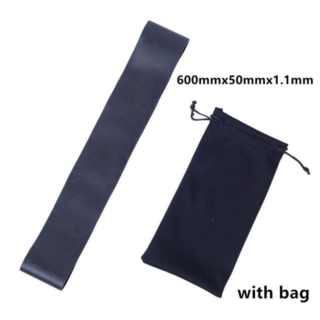 Bandas de Borracha Elásticas para Yoga e Treinos: Resistência para Fitness Indoor e Outdoor, Disponíveis em 5 Cores e Variações de Espessura de 0,35mm a 1,1mm