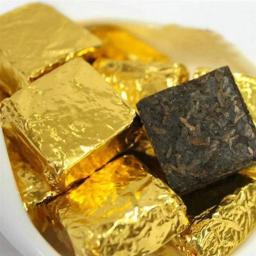 Papel De Folha De Alumínio, Papel De Folha De Ouro, Papel De Embrulho, Pacote De Presente, Casca De Laranja Para Embalagem De Chocolate, Dourado, 200Pcs - Image 5