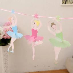 Dança Ballet Pendurado Bunting, Linda Menina, Jardim De Infância Decoração - Image 2