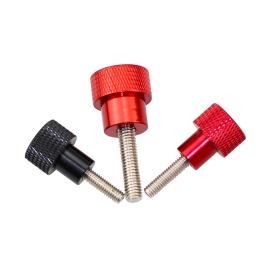 Parafuso de aço inoxidável M5, Knob recartilhado, Flat Step, Round Head, Alloy Aluminum, Hand Screws for GoPro, 10-40mm Length - Image 4